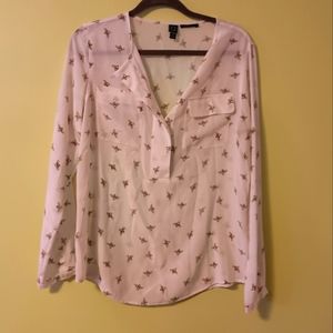 C Wonder silk blouse